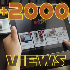 Add 2000 Ebay Views to item
